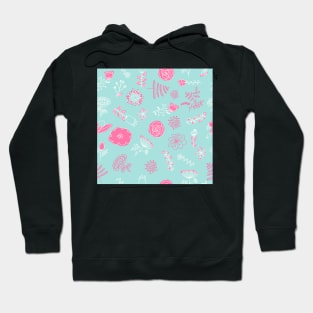 Elegance Seamless pattern with flowers Hoodie